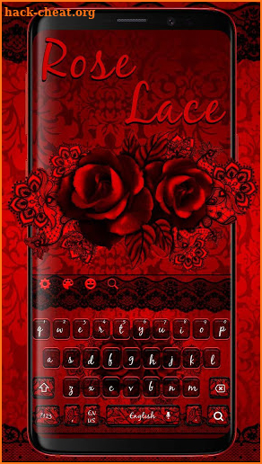 Rose Lace Keyboard screenshot