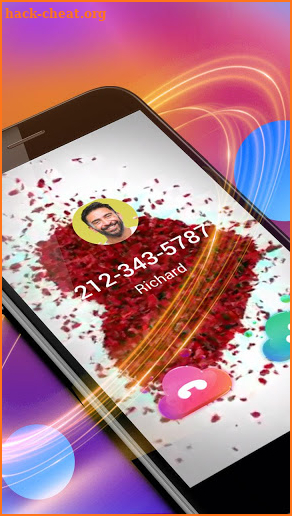 Rose Love Caller Screen screenshot