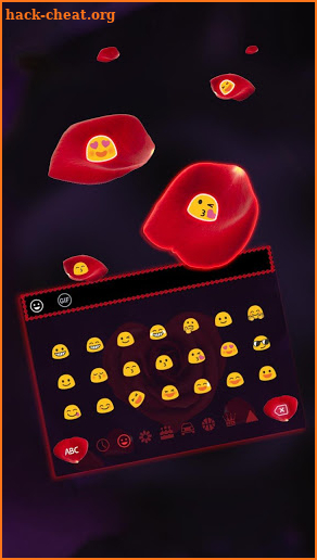 Rose Petals Keyboard Theme screenshot