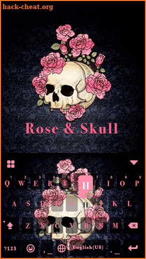 Roseskull Keyboard Theme screenshot