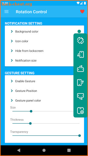 Rotation Control - Floating Rotation Control screenshot