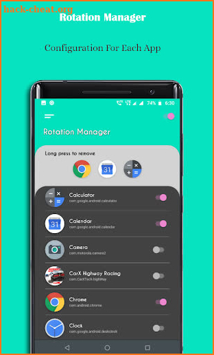 Rotation Manager - Screen Orientation Manager screenshot