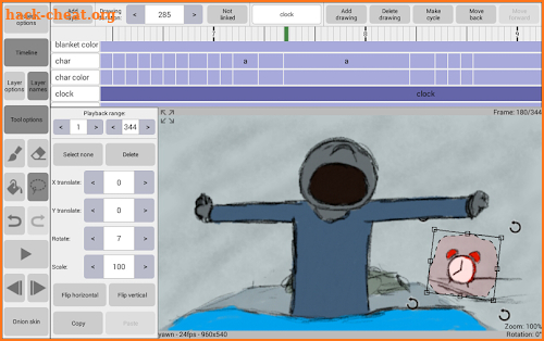 RoughAnimator - animation app screenshot