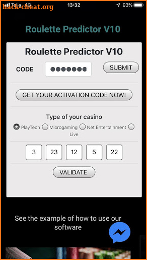 Roulette Predictor V10 screenshot