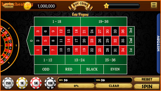 Roulette VIP Deluxe Bet Pro screenshot