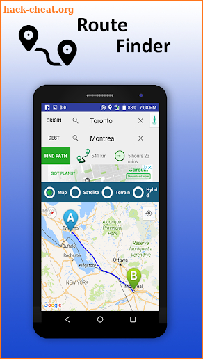 Route Finder & Driving Direction Maps screenshot