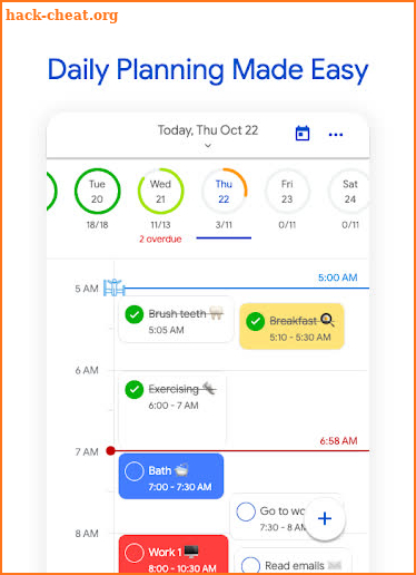 Routine48: weekly planner & daily routine app screenshot