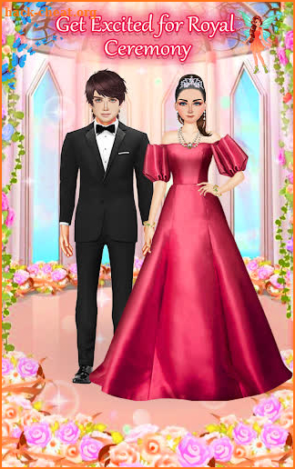 Royal Couple Wedding Dress-up screenshot