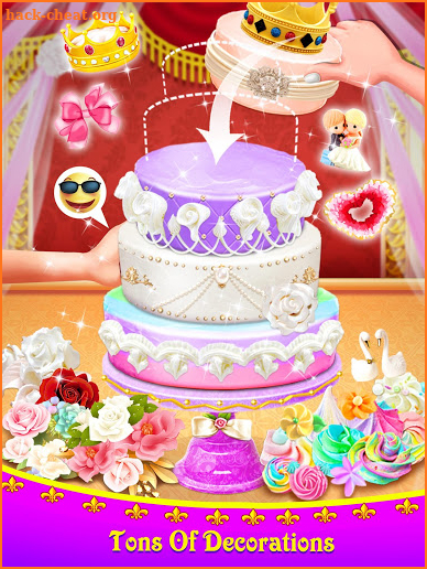 Royal Wedding Cake - Sweet Desserts Maker screenshot