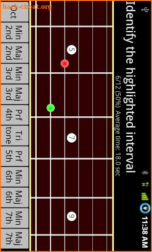 RR Guitar Interval Trainer screenshot