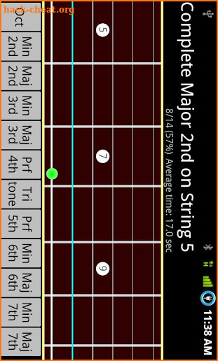 RR Guitar Interval Trainer screenshot