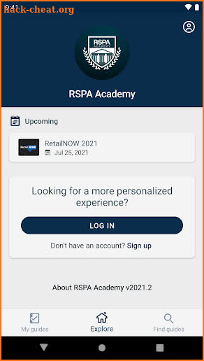 RSPA Academy screenshot