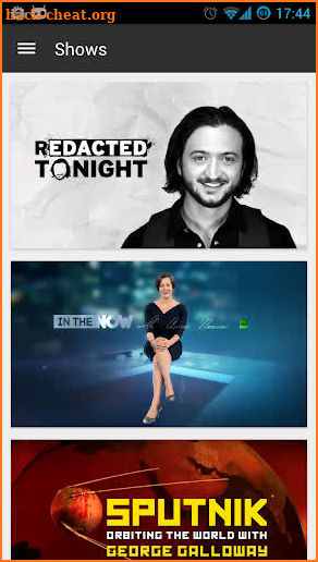 RT News screenshot