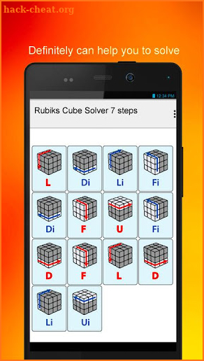 Rubiks Cube Easy 7 Steps screenshot