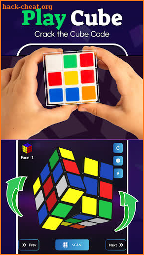 Rubik's Cube Solver: 3×3 Cube screenshot