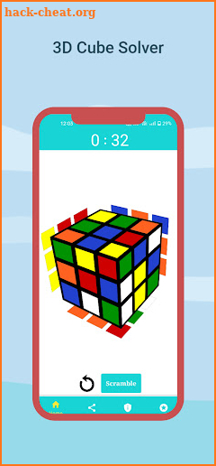 Rubik's Cube Solver Pro 3D screenshot