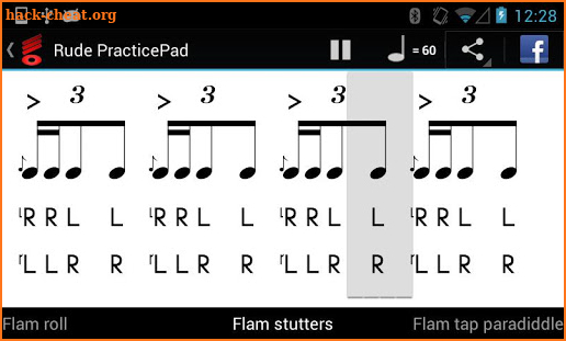 Rude Practice Pad - Drum Rudiments and Exercises screenshot