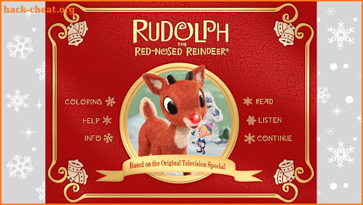 Rudolph Reindeer Storybook App screenshot