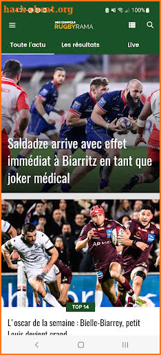 Rugbyrama - Midi Olympique screenshot