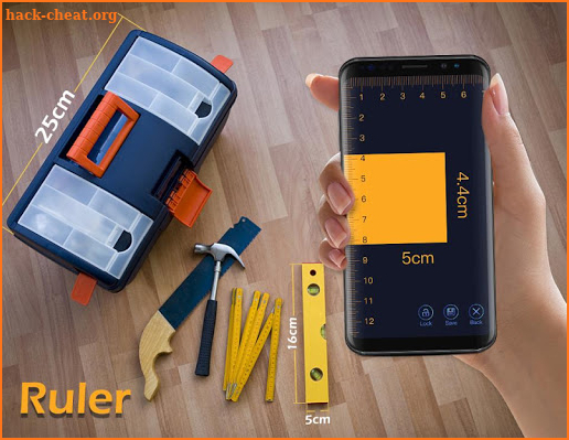 Ruler - Bubble Level - Angle Meter screenshot