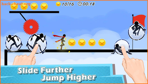 Running Master-Stickman Parkour Simulator screenshot