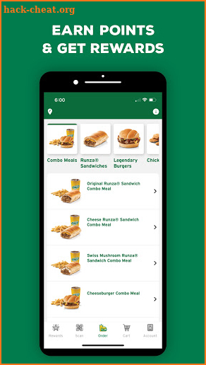 Runza screenshot