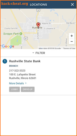 Rushville State Bank screenshot