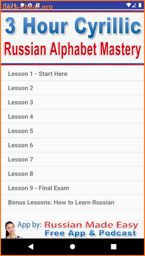 Russian Alphabet Mastery - 3 Hour Cyrillic screenshot
