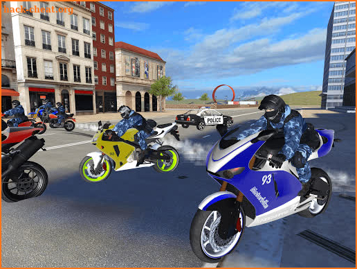 Russian Motorcycle Police Chase Game screenshot