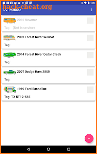 RV Database screenshot