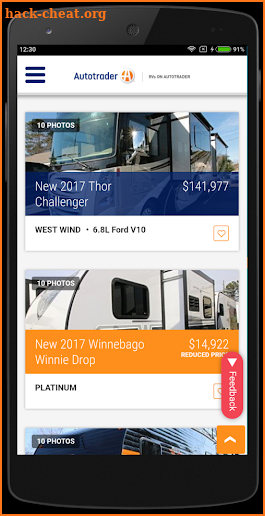 RV for Sale USA screenshot