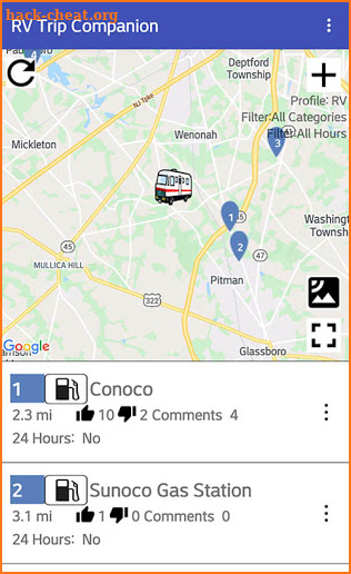 RV Trip Companion screenshot