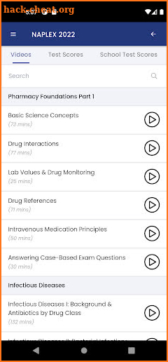 RxPrep Video Lectures screenshot