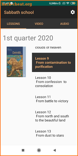 Sabbath school - lessons screenshot