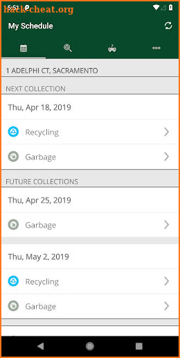 Sacrecycle–City of Sacramento screenshot