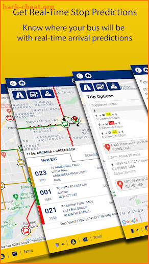 SacRT BusTracker screenshot