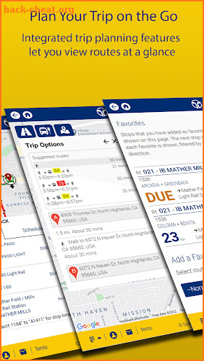 SacRT BusTracker screenshot