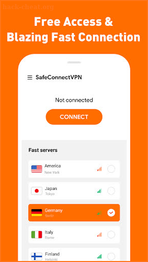 SafeConnectVPN screenshot