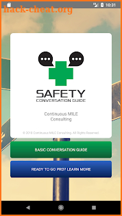 Safety Conversation Guide screenshot