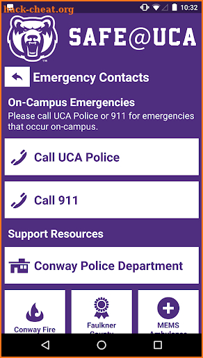 Safe@UCA screenshot