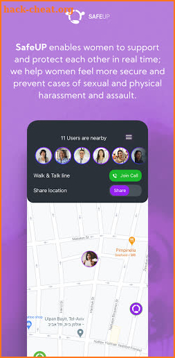 SafeUP - Women's Safety Net screenshot