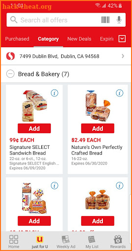 Safeway Deals & Rewards screenshot