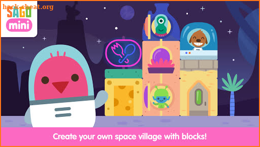 Sago Mini Space Blocks Builder screenshot