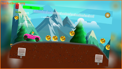 Sailor fun game Moon Hill drop racing fun game car screenshot