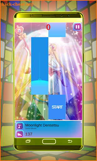 Sailor Moon Piano Tiles Magic Game screenshot