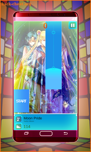 Sailor Moon Piano Tiles Magic Game screenshot