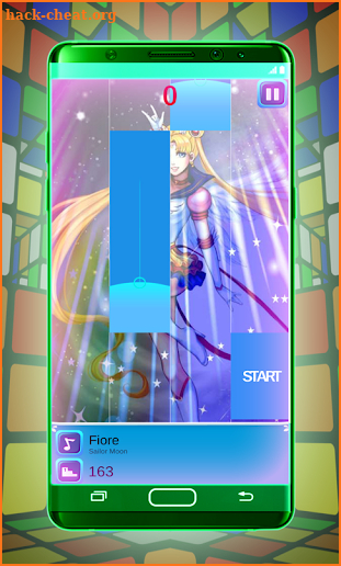 Sailor Moon Piano Tiles Magic Game screenshot