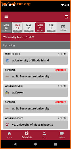 Saint Joseph’s Hawks screenshot