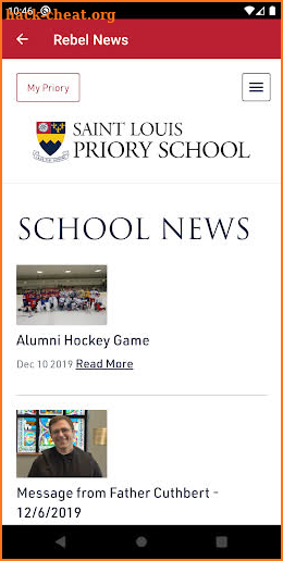 Saint Louis Priory School screenshot