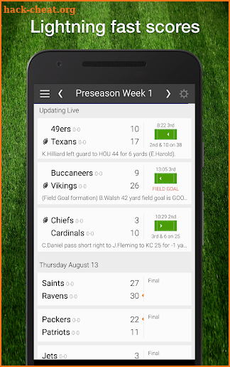 Saints Football: Live Scores, Stats, & Games screenshot